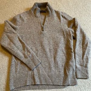 Saks Fifth Avenue Wool Half Zip